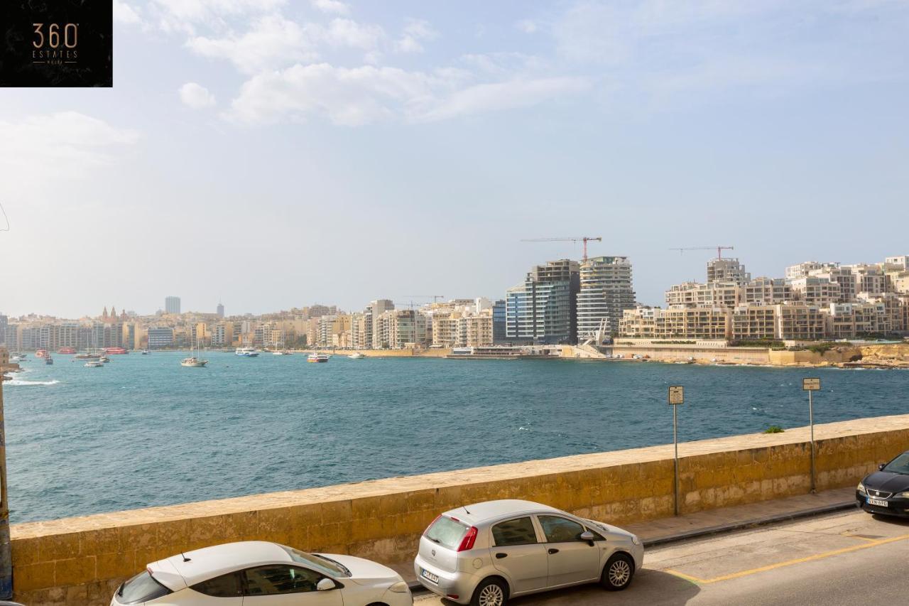 Seafront - Top Location, Top Floor With Wifi & Ac By 360 Estates Valletta Exterior photo