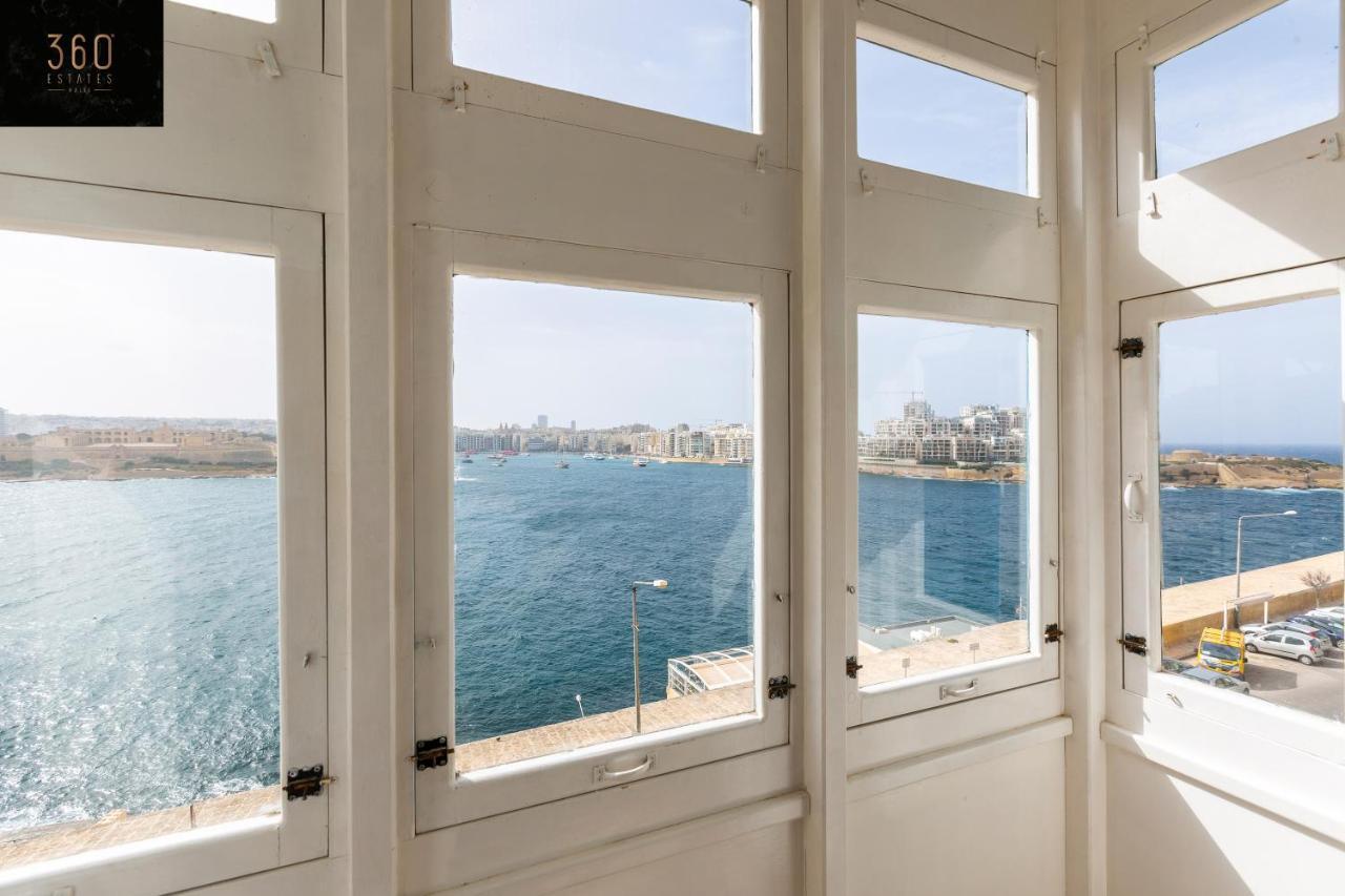 Seafront - Top Location, Top Floor With Wifi & Ac By 360 Estates Valletta Exterior photo