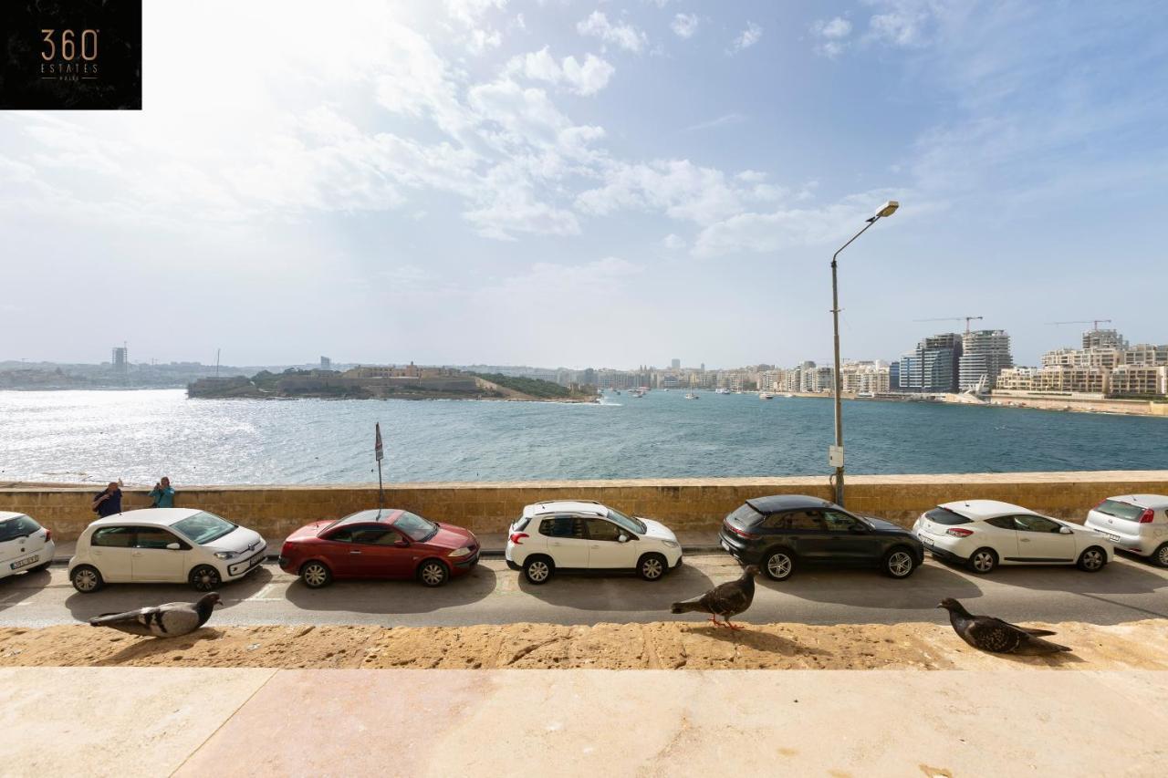 Seafront - Top Location, Top Floor With Wifi & Ac By 360 Estates Valletta Exterior photo